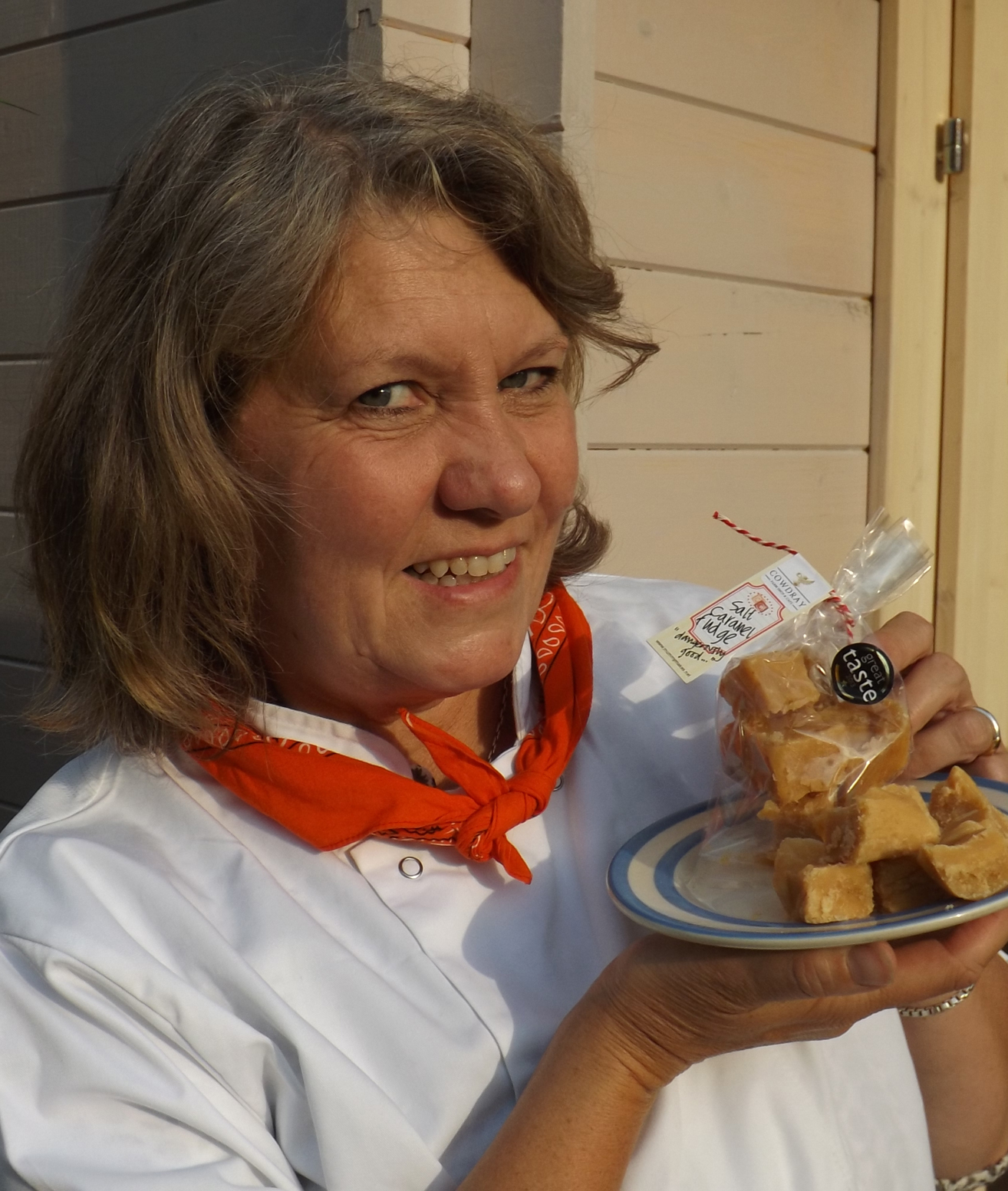 Liz Usher, fudgemaker