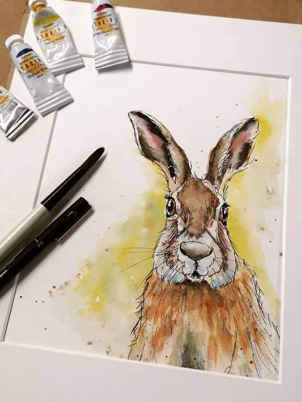 Painting complete ready to scan