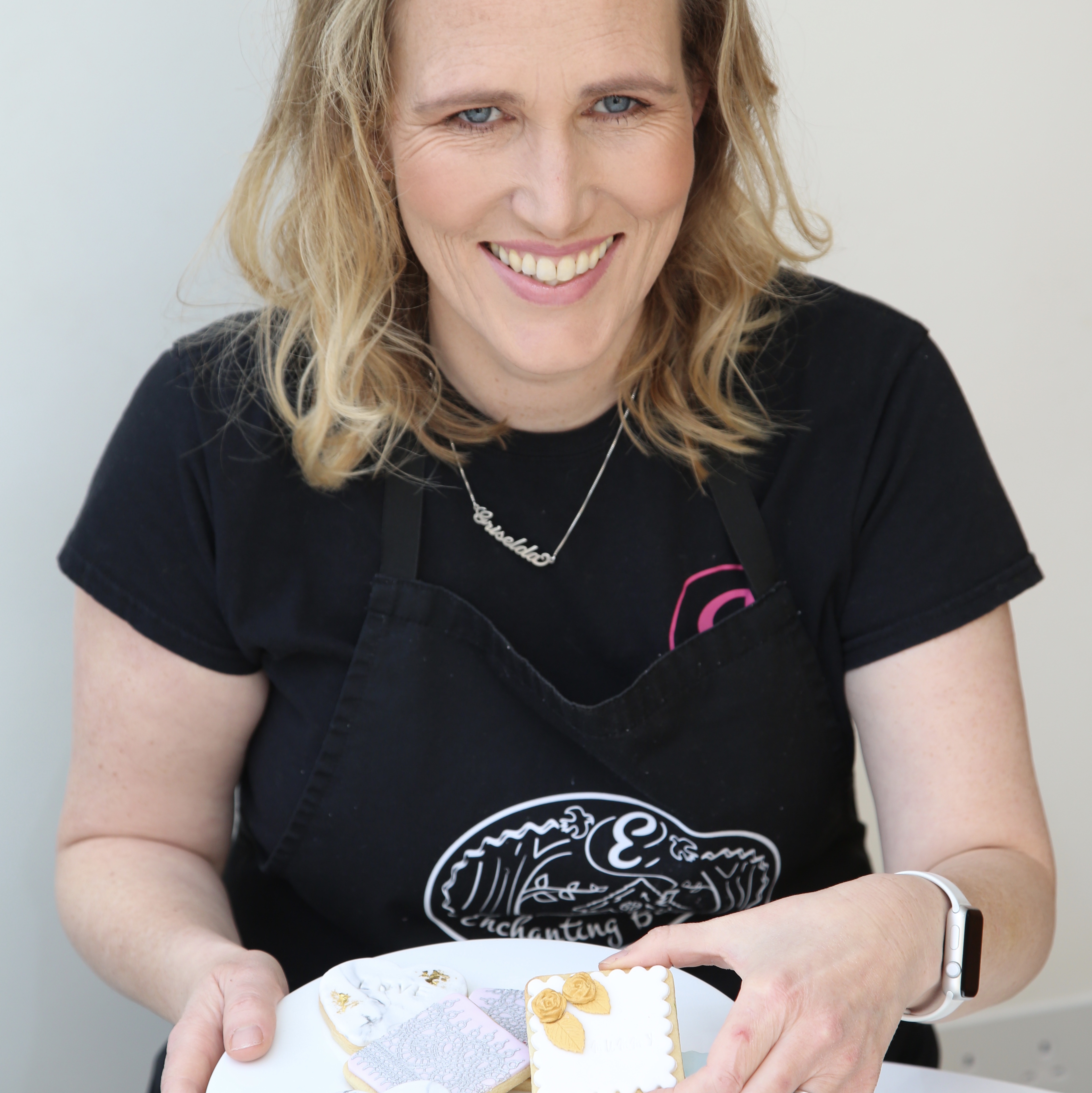 Griselda Soames owner of Enchanting Bakes Biscuiterie