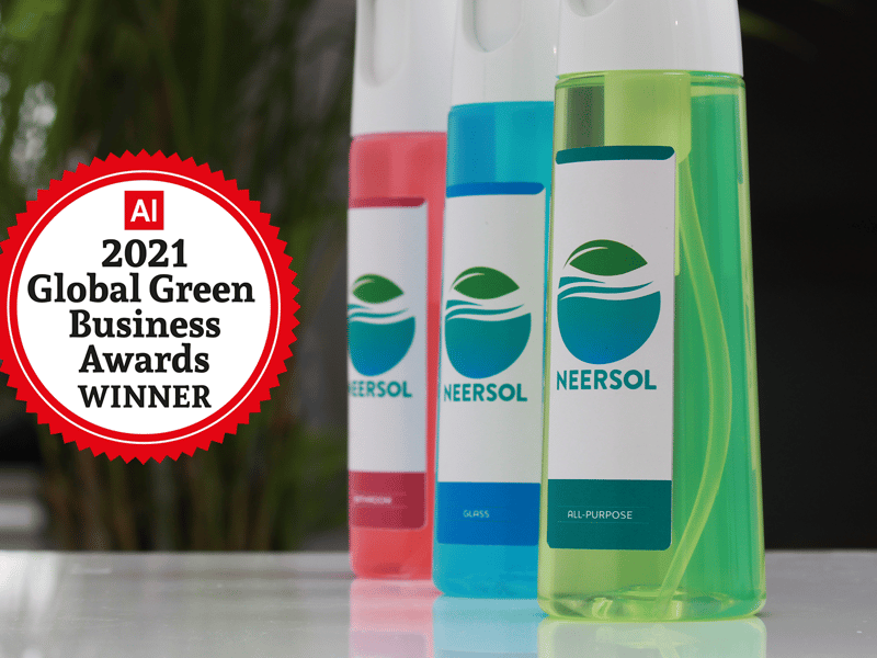 Global Green Business Award winning UK Eco-cleaning brand
