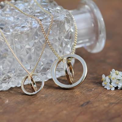 9ct Gold Sphere Necklace