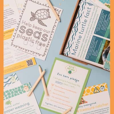 It's Our Planet Too - girl using eco subscription box