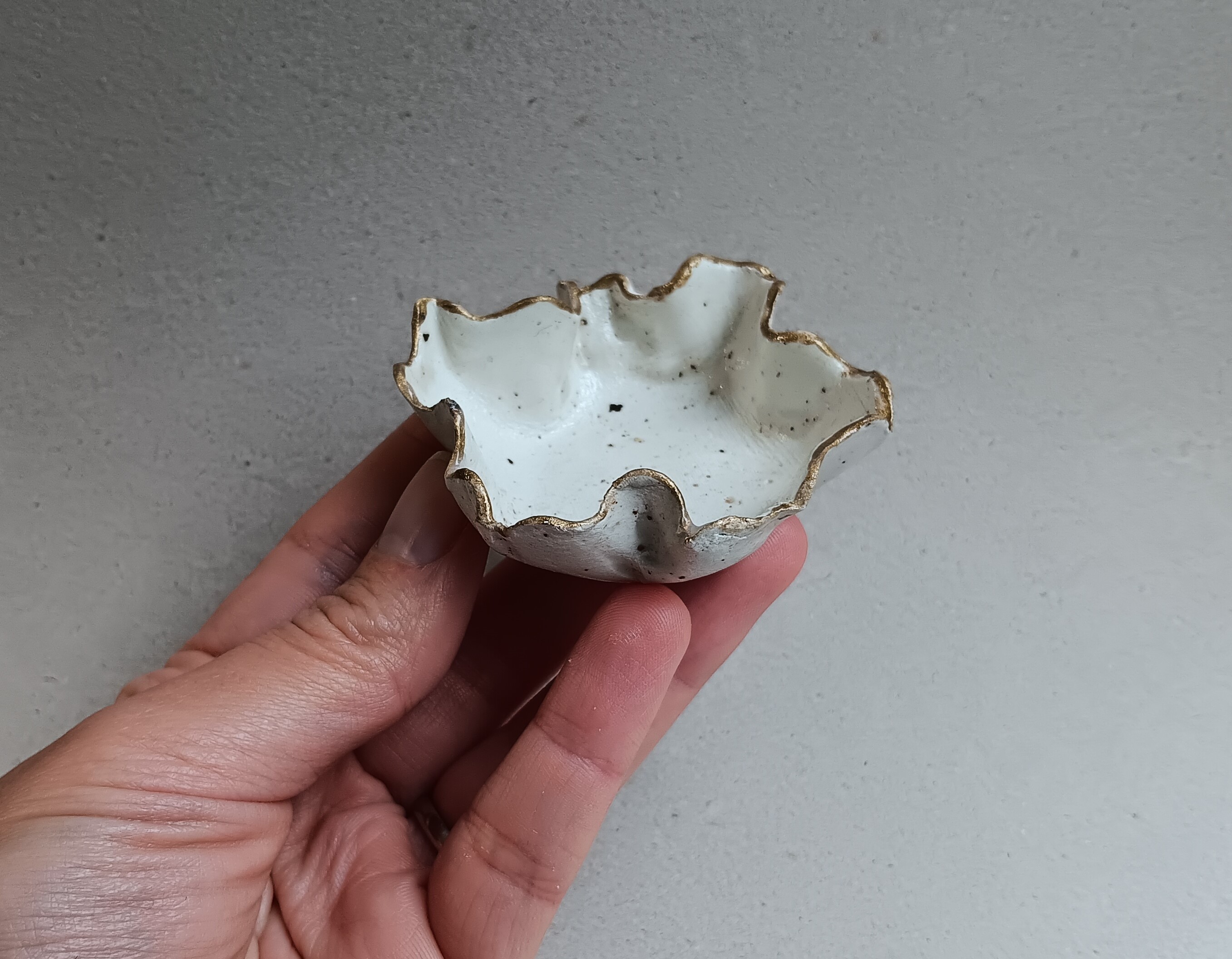 Scalloped Clay Dish
