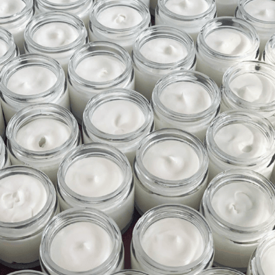 Natural Deodorant Cream Jars