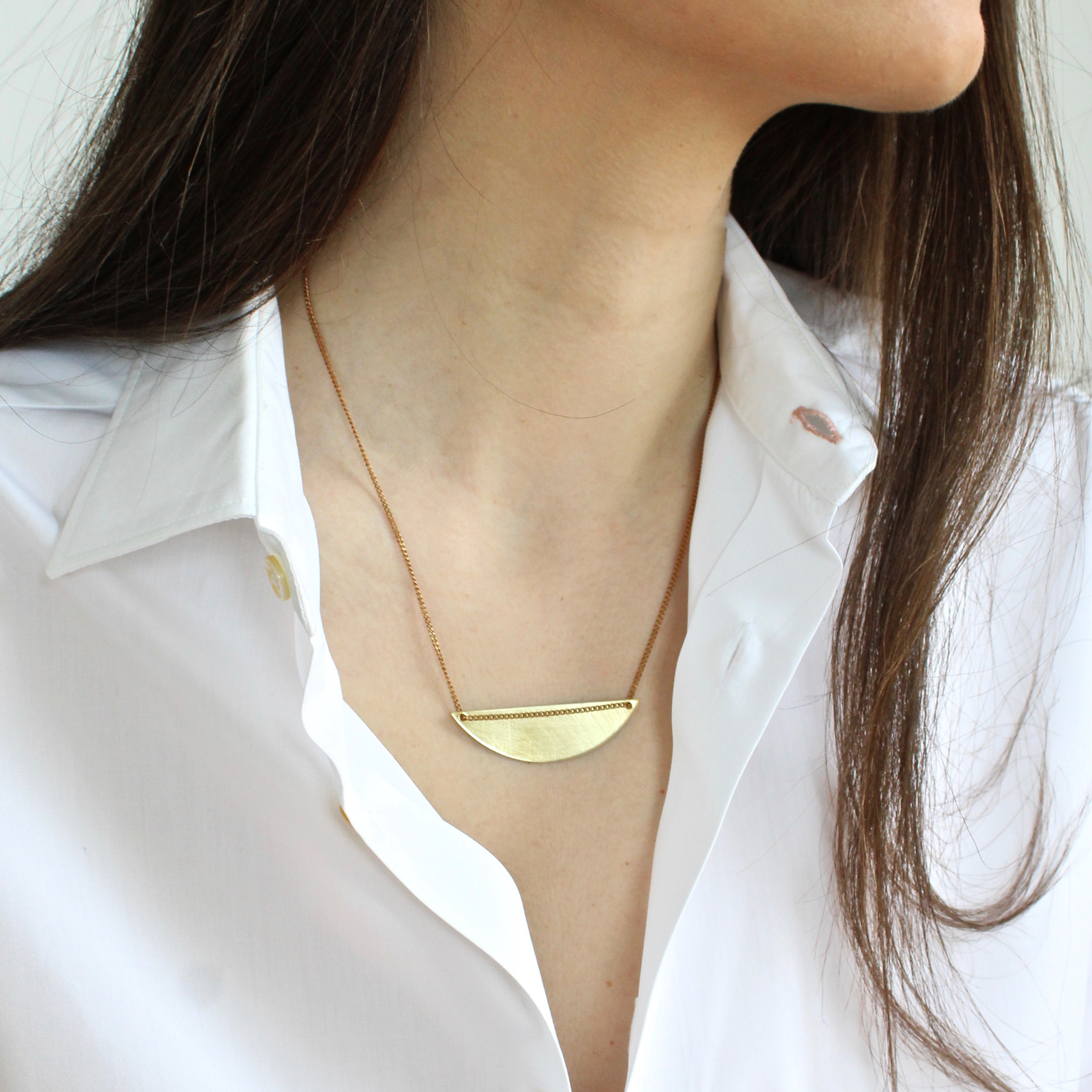 geometric necklace