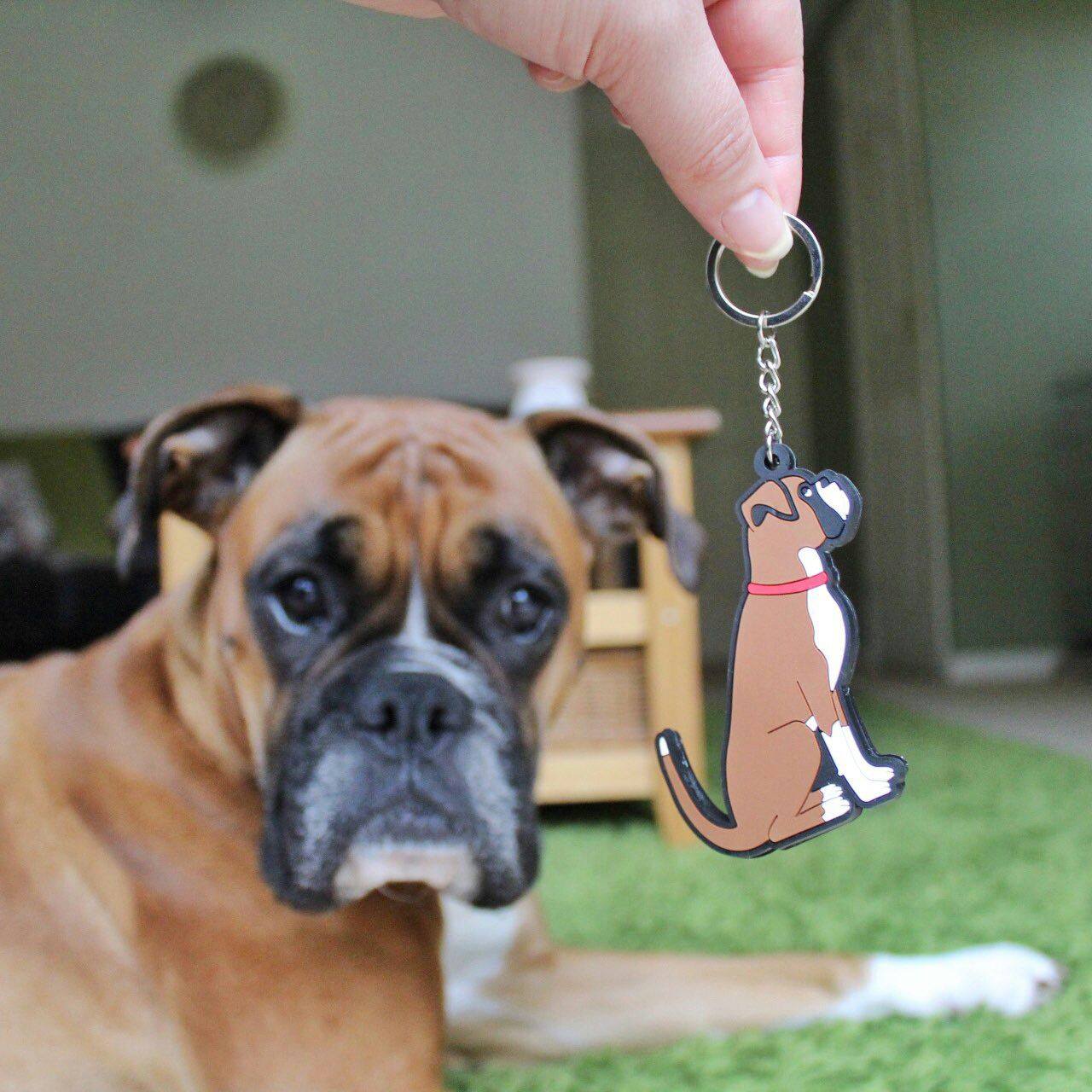 Boxer keyring