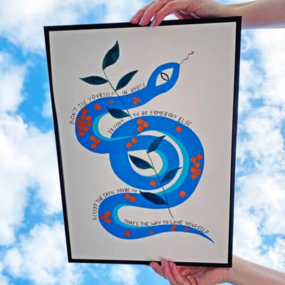 The Serpent Art Print