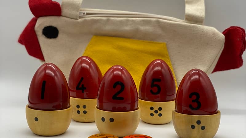 Beautiful handcrafted by toys that help your little one understand the concept of colours and numbers