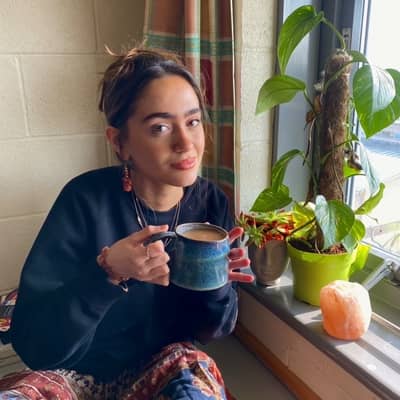 Wild Chai customer drinking hot masala chai