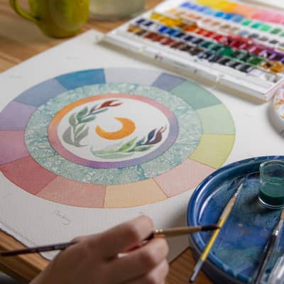 Hayley watercolour painting