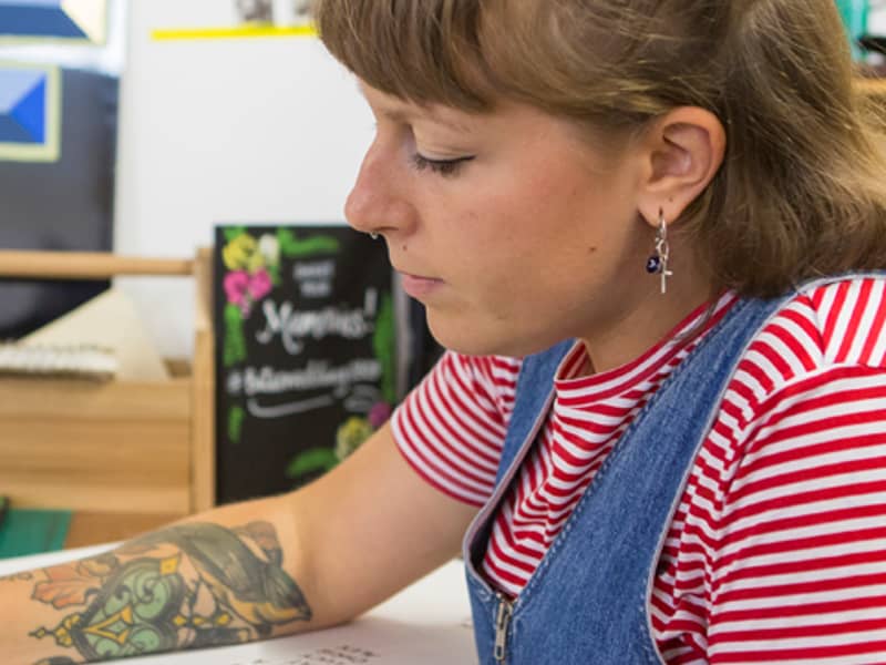 Me working in my studio in Leicester