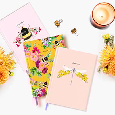Fabric journals by Lola Design