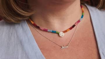 Smiley face necklace