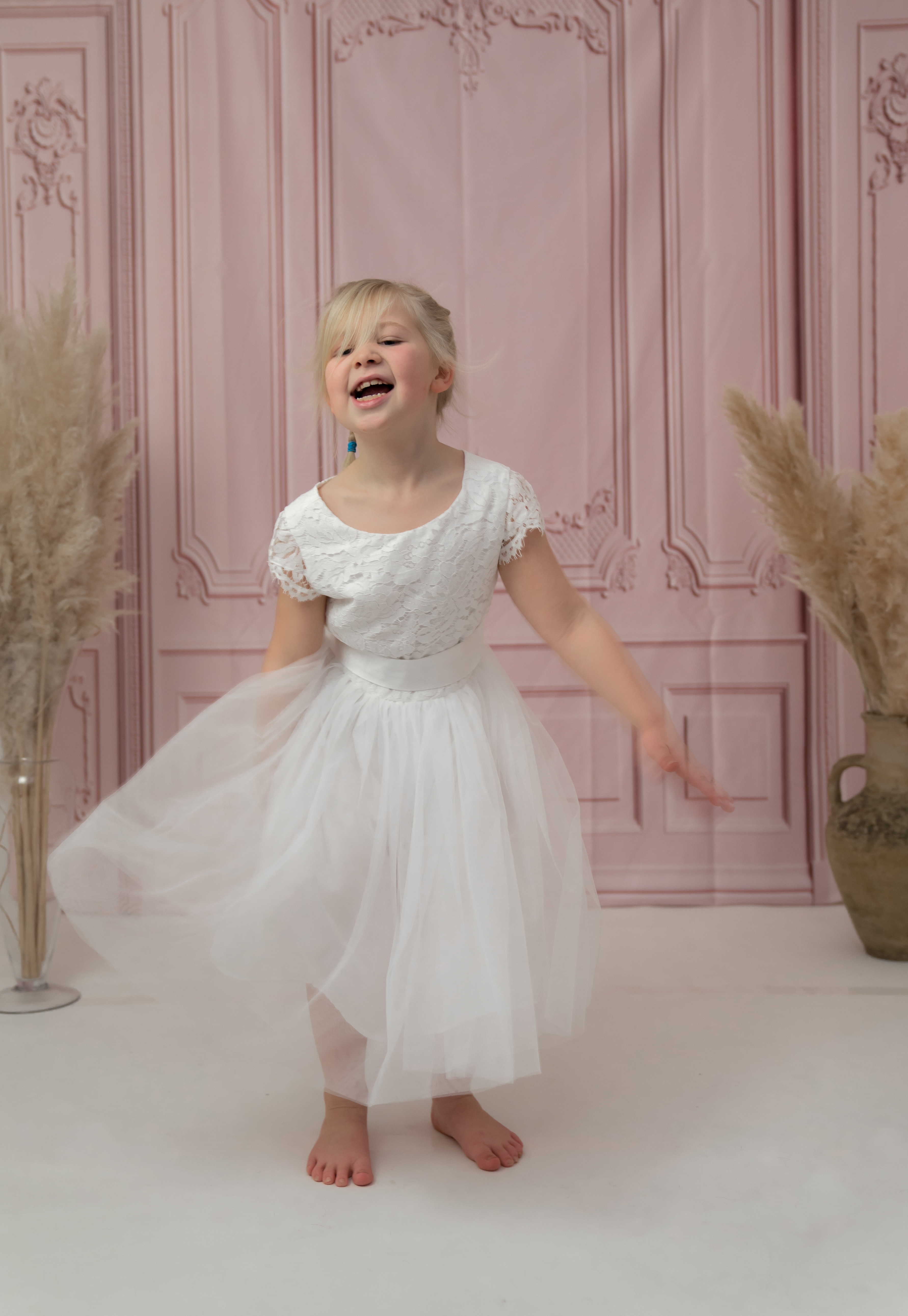 Lace & Tulle Flower Girl Dress