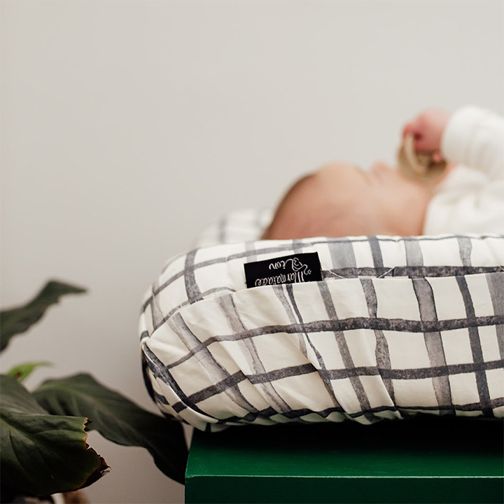 Swedish Check Bassinet Sheet