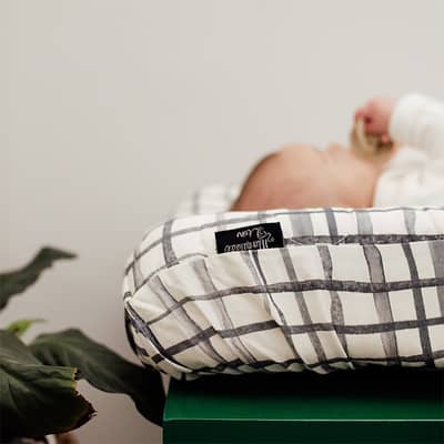 Swedish Check Bassinet Sheet