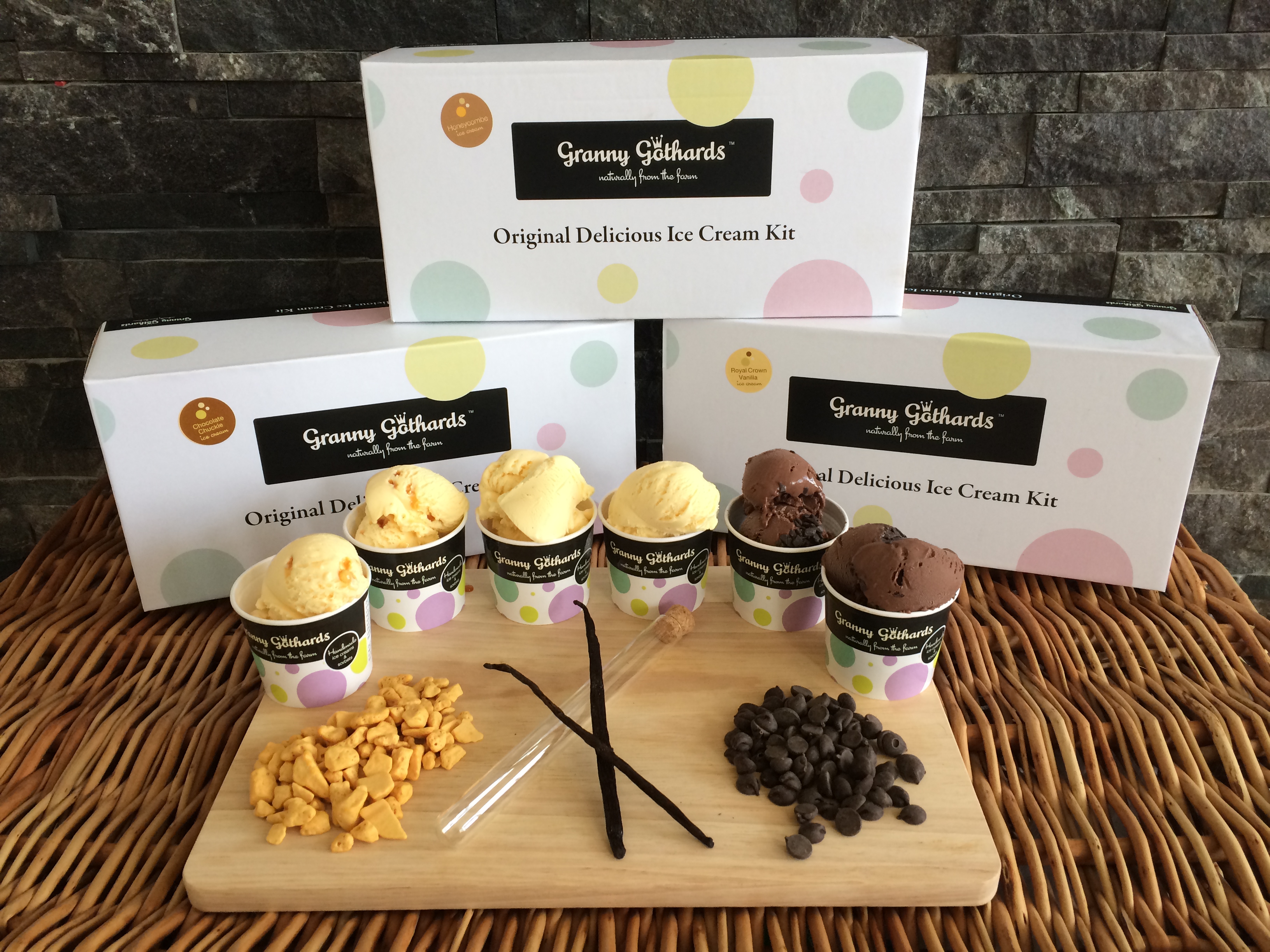 Available in 3 flavours