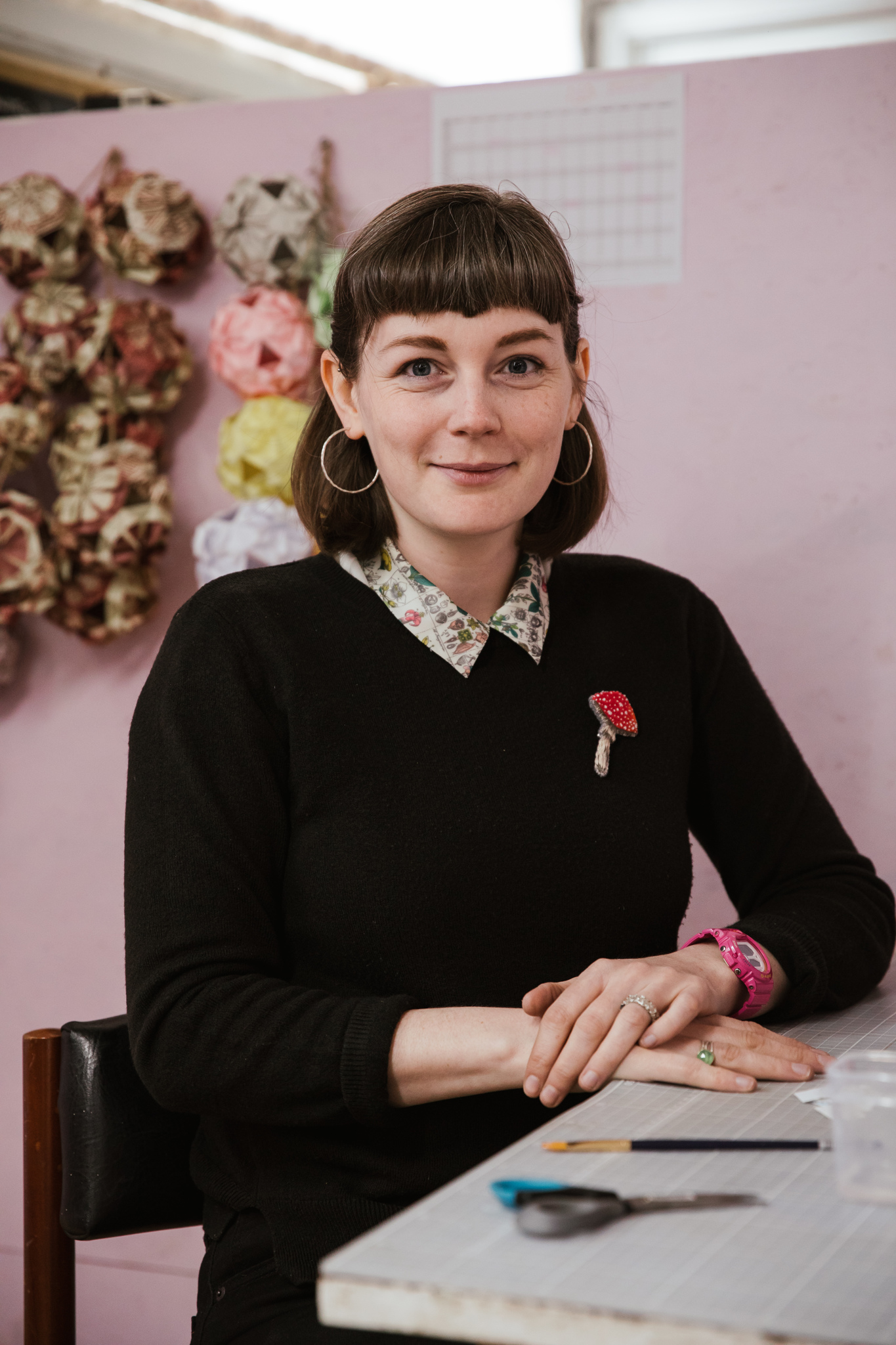 Florence of Florence Makes sat in her studio