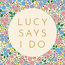 Lucy says I do logo