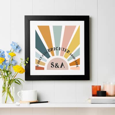 personalised birth year cushion