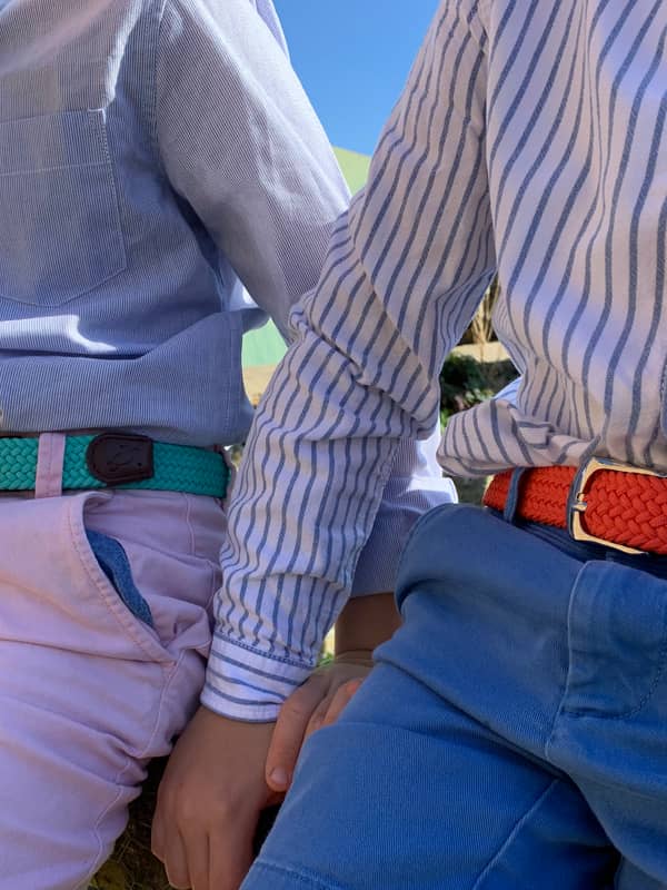 Pellegrine Kids Woven Belts for Boys and Girls