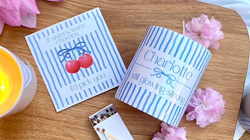 handmade scented soy wax candles in ceramic pots