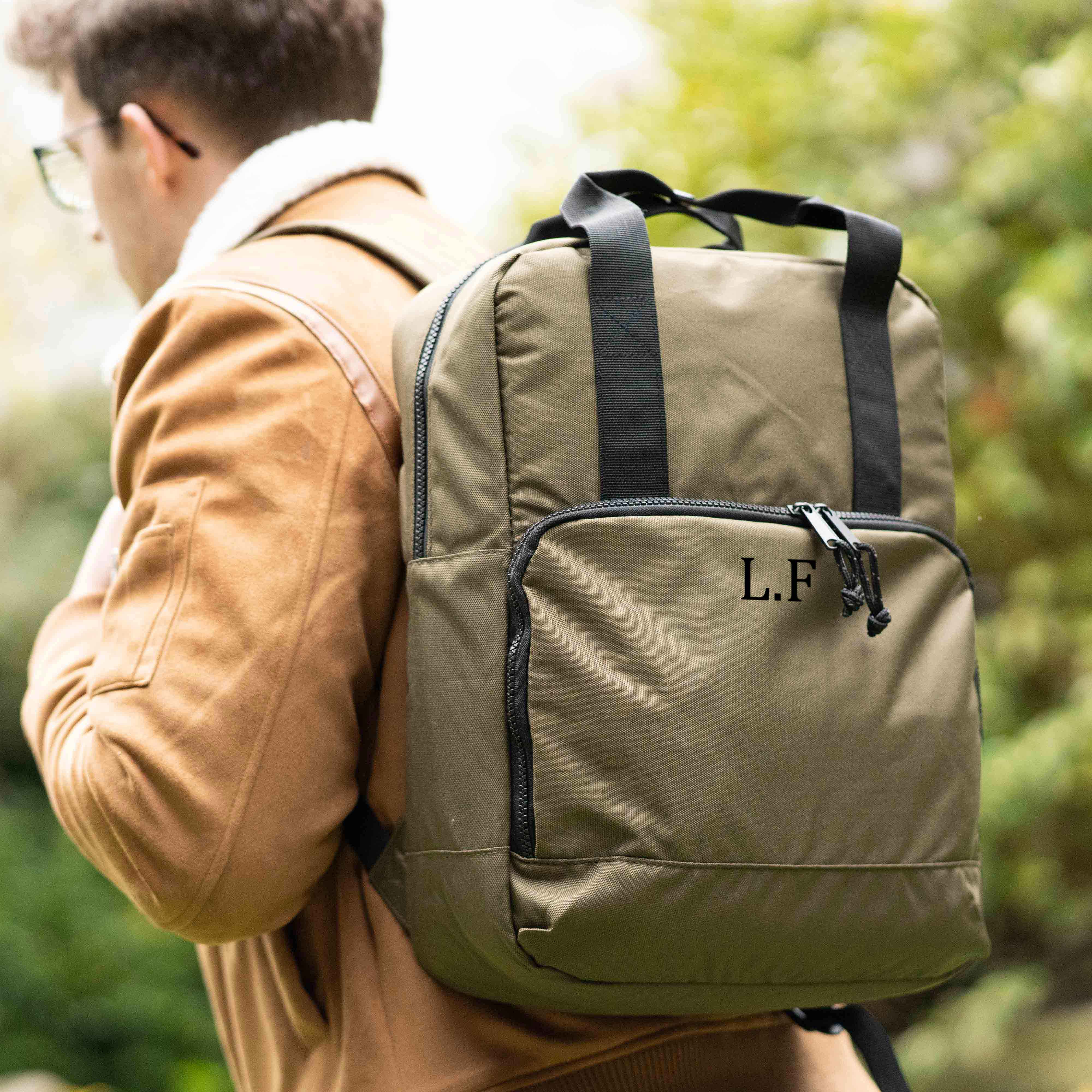 Personalised Recycled Twin Handle Cooler Backpack