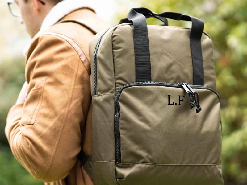 Personalised Recycled Twin Handle Cooler Backpack