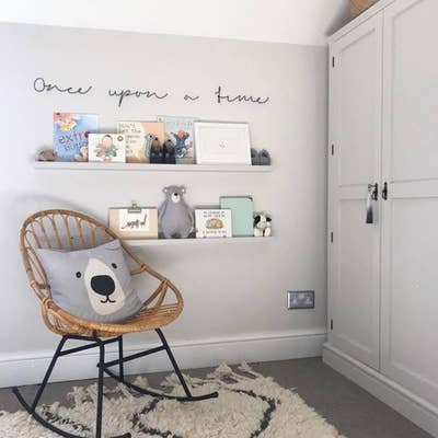 Once upon a time wire wall words