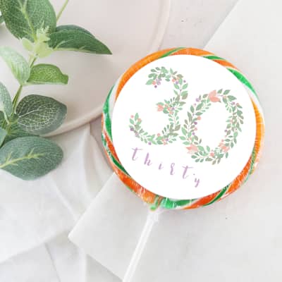 Birthday lollipops