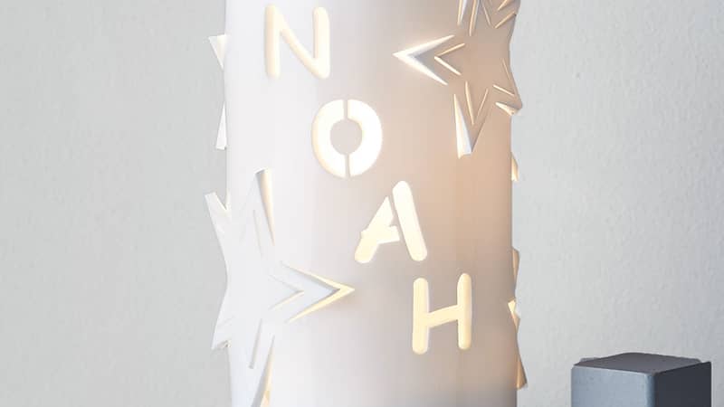 Personalised star night light