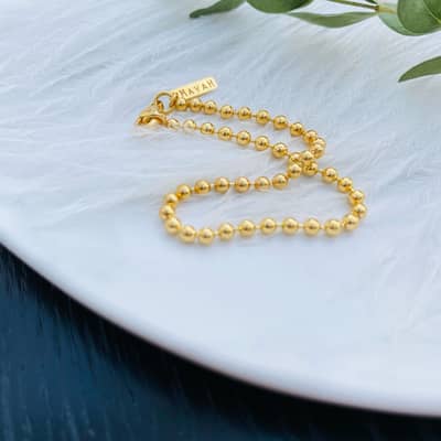 Twig bangle on model