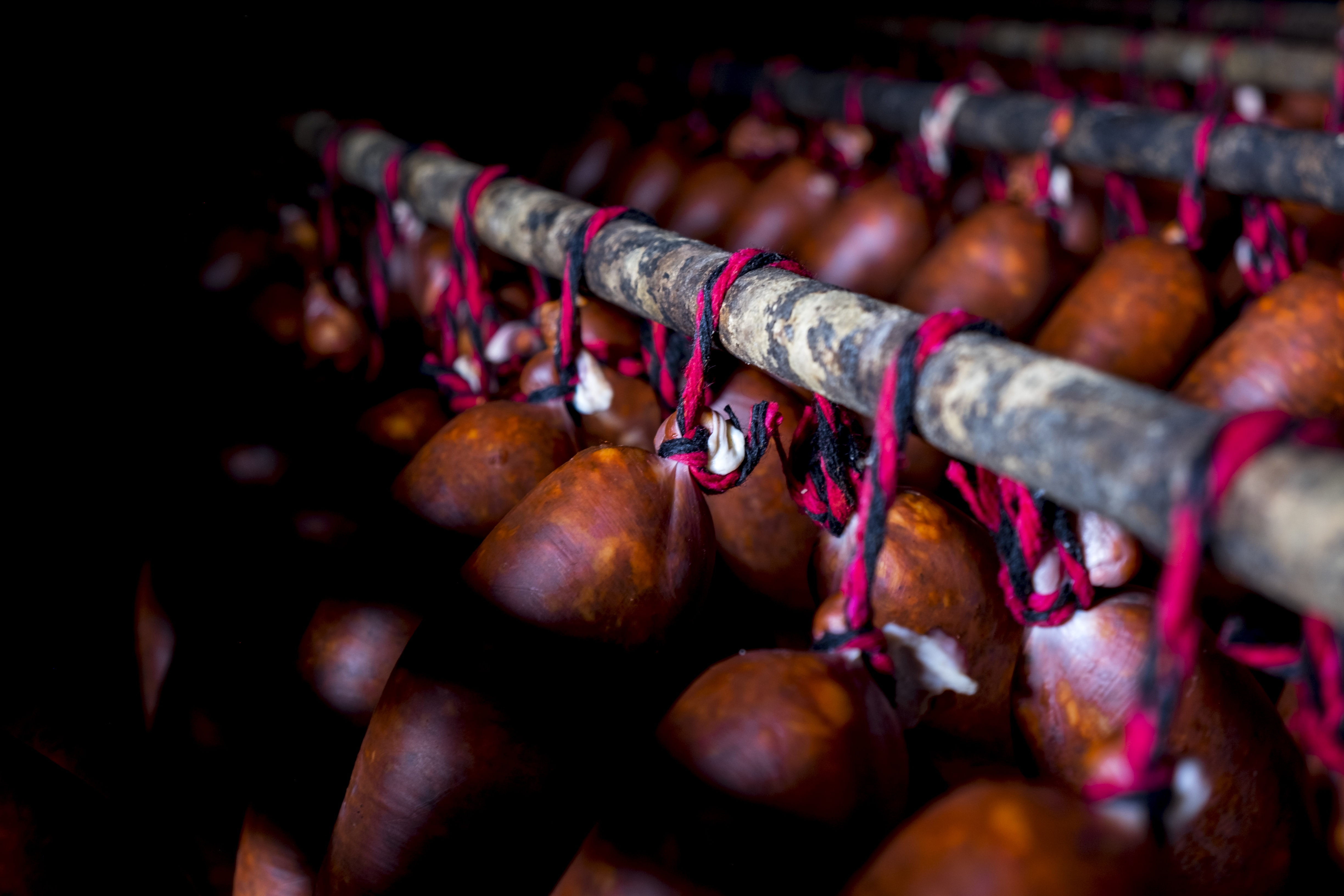 Iberica Spanish food, cooking chorizo