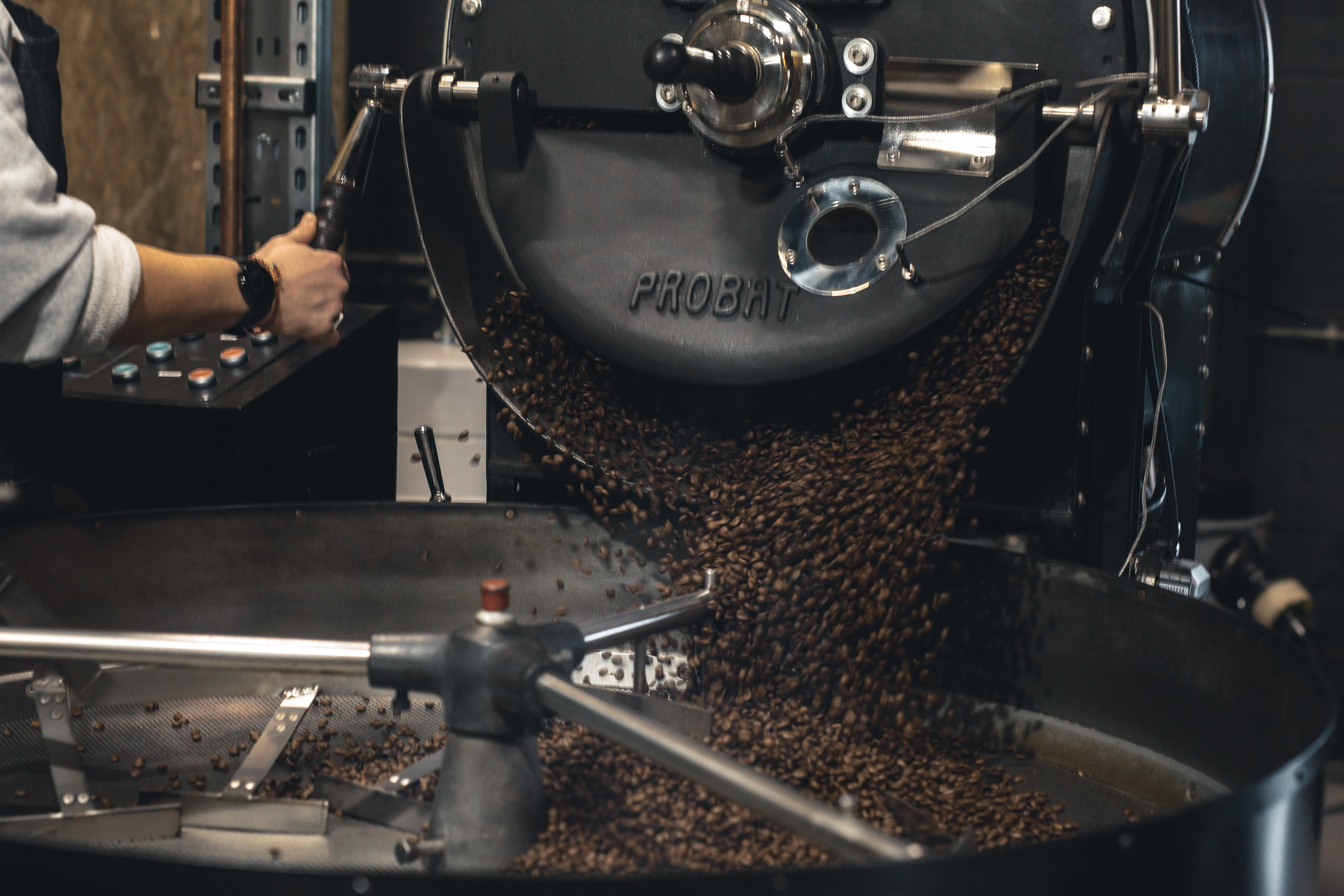 Dorothy, our 1950s Probat Roaster