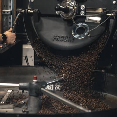 Dorothy, our 1950s Probat Roaster