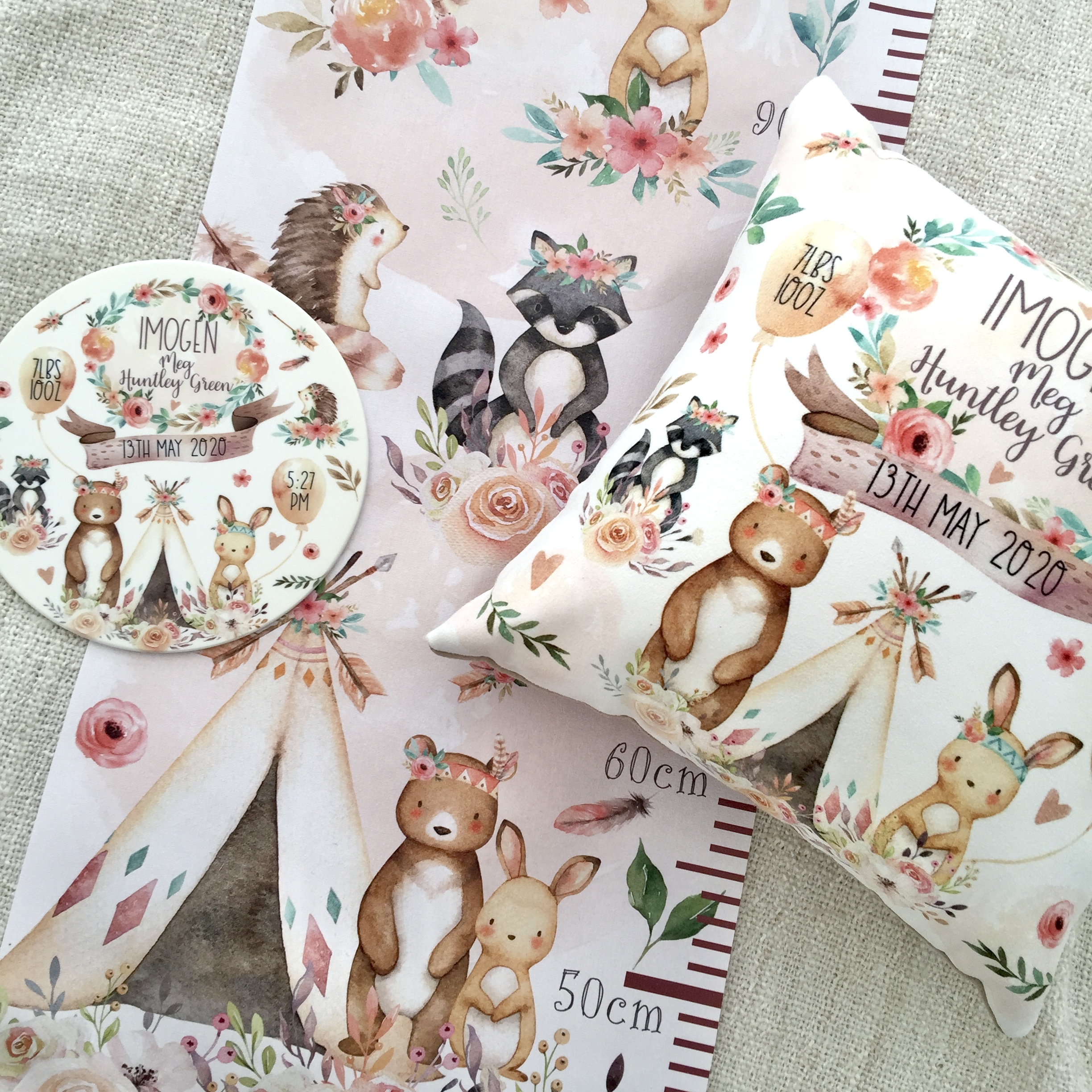 Personalised Birth Gift Set 