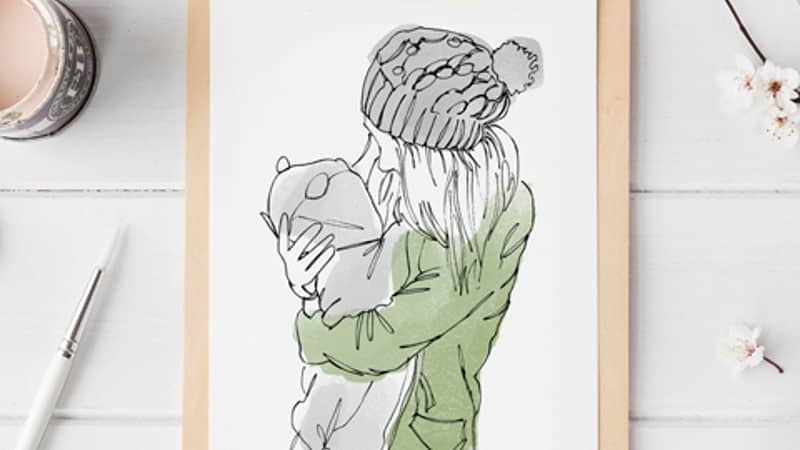 Personalised Watercolour Portraits of People from Letterfest