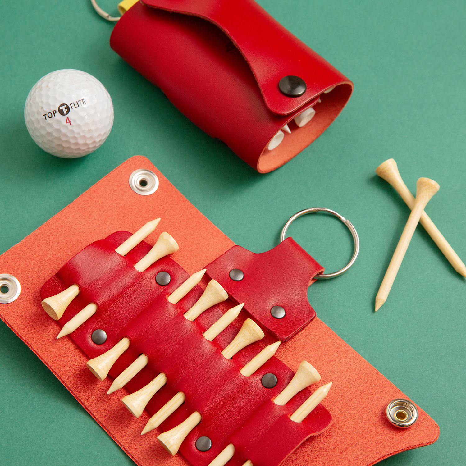 Leather Golf tee case