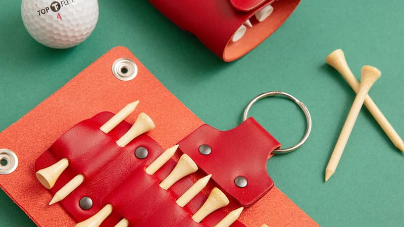 Leather Golf tee case