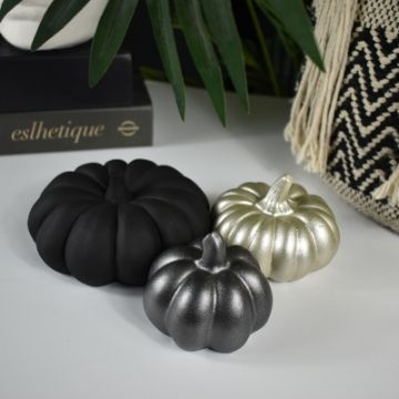 Handmade jesmonite Pumpkins
