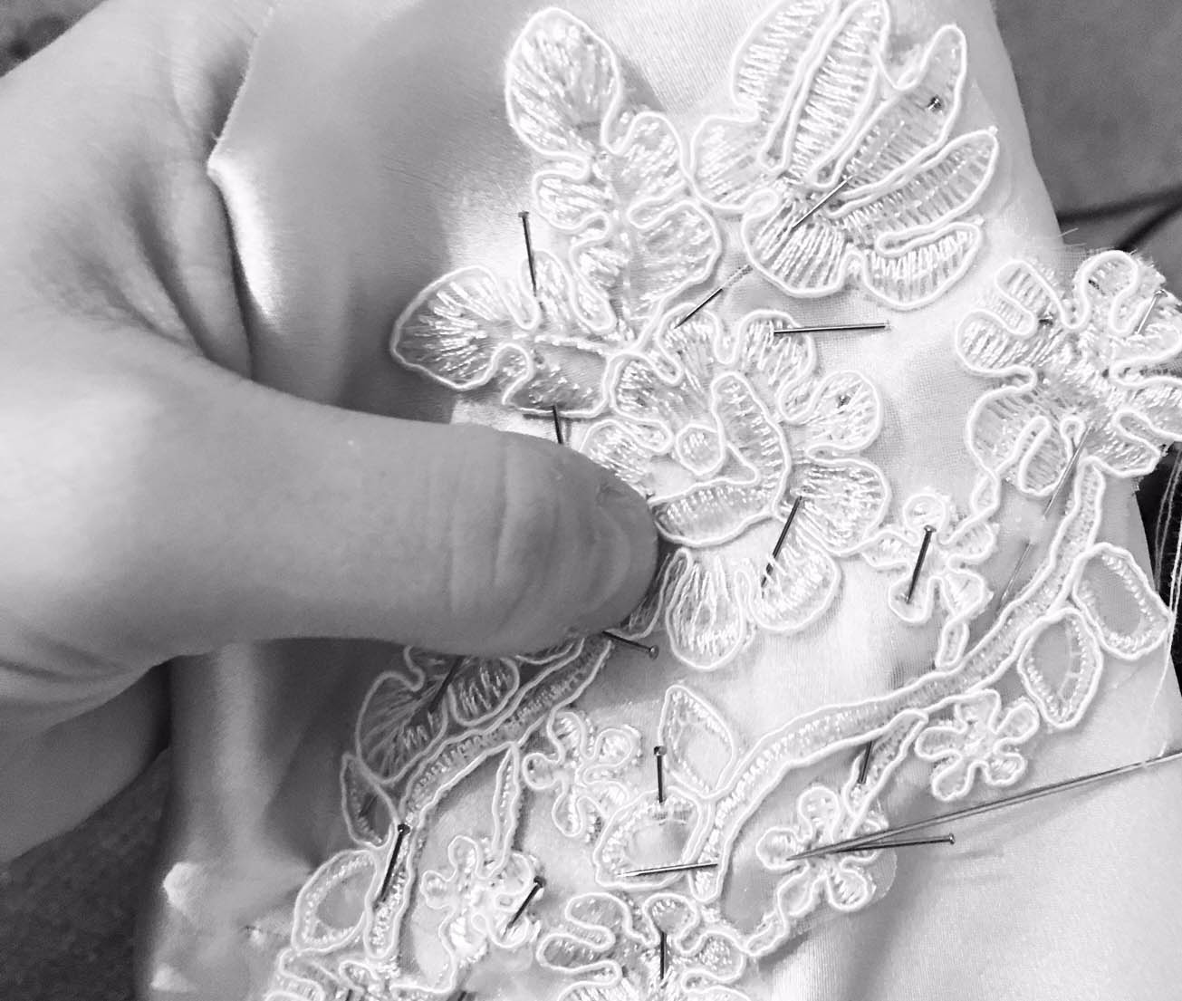 Traditional hand sewing techniques