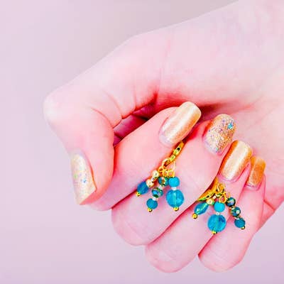 Handmade Glass Bead Earrings