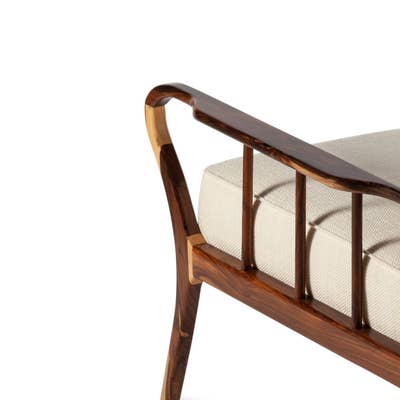 Rino handcrafted Brazilian design armchair