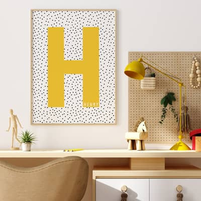 framed wall art in nursery