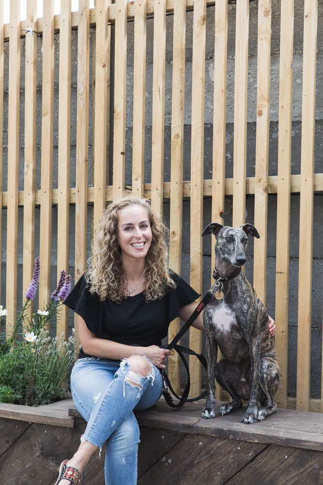 Nina and her best friend and assistant Ziggy!