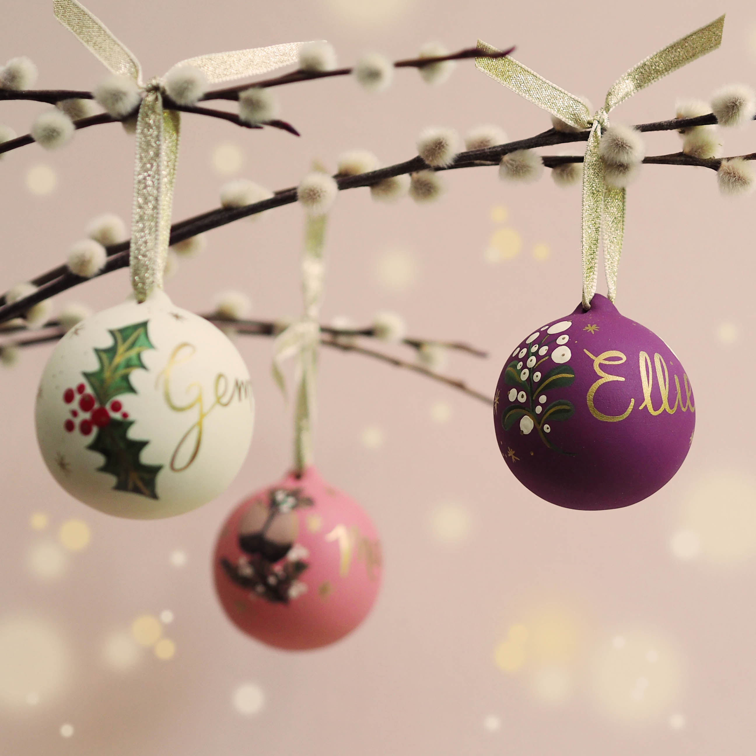 Christmas Foliage Baubles