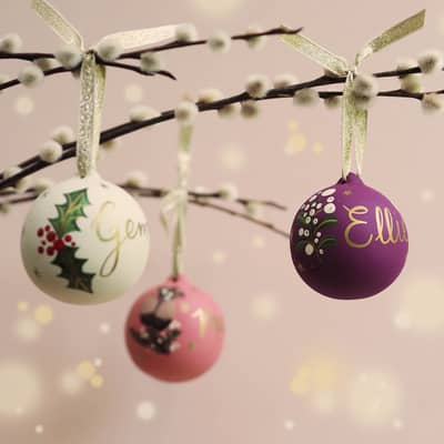 Christmas Foliage Baubles