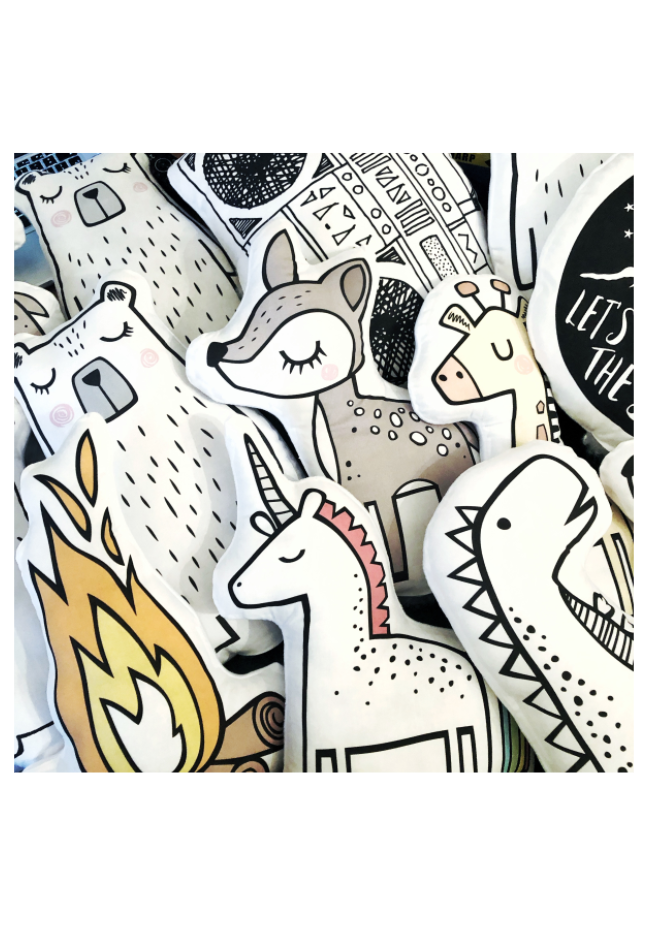 nursery pillows, nursery decor