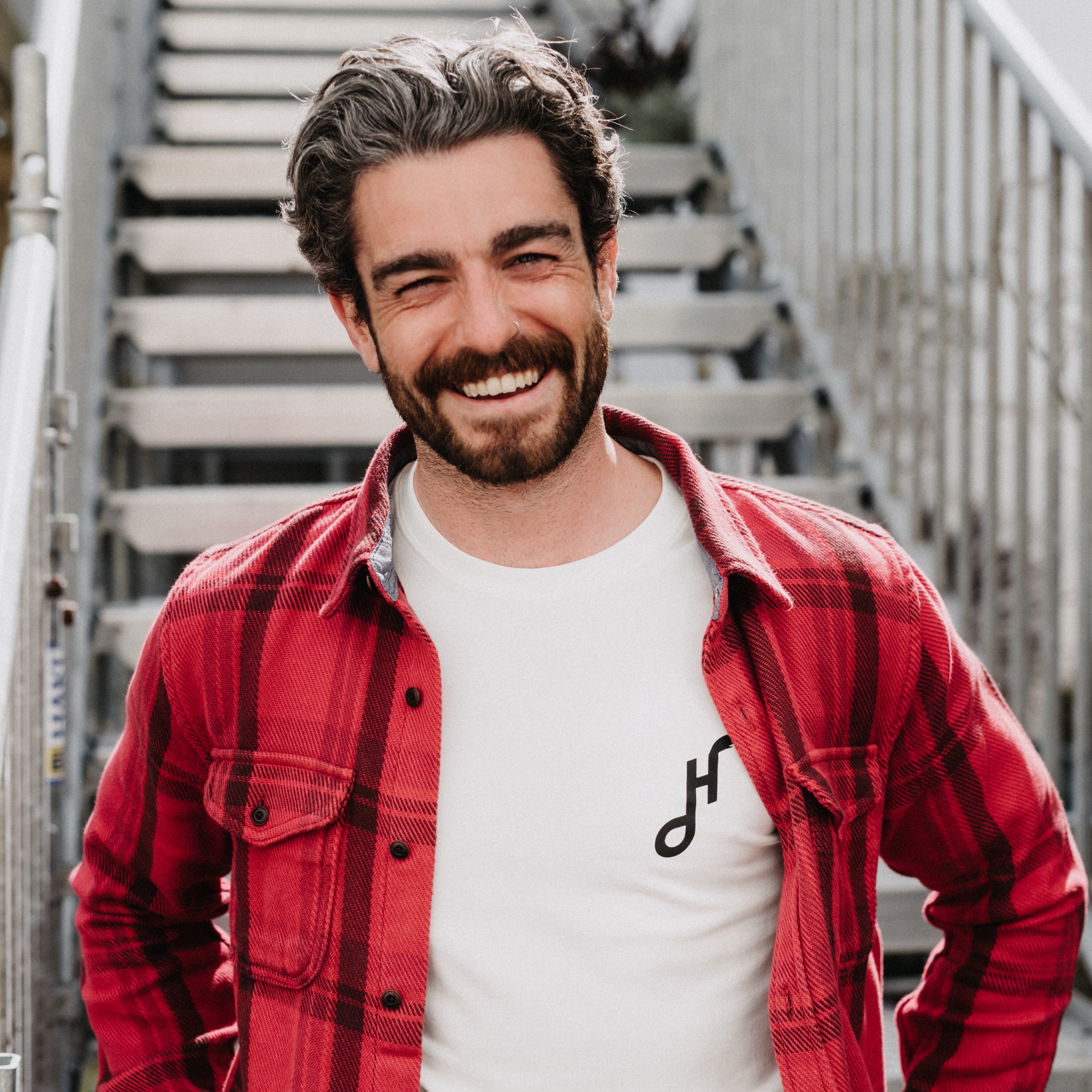 Hoy Downtown Organic T-shirt - Natural 