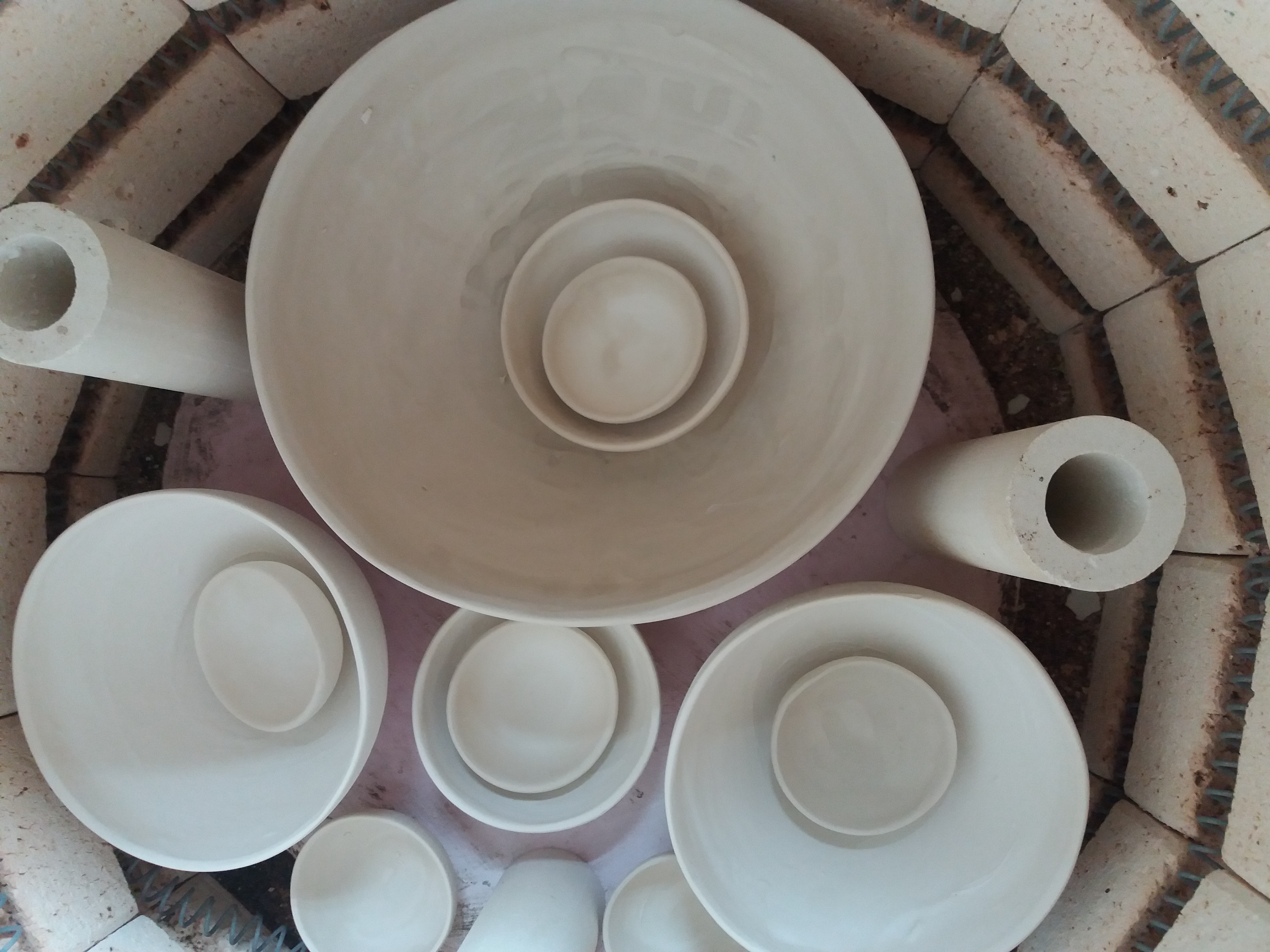 Bowls in the kiln